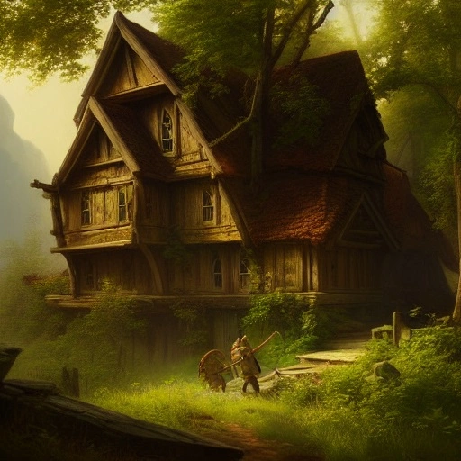 88294-3242121084-8k,highly detailed epic cinematic concept art cg render digital painting artwork andreas achenbach style house in the woods zeld.webp